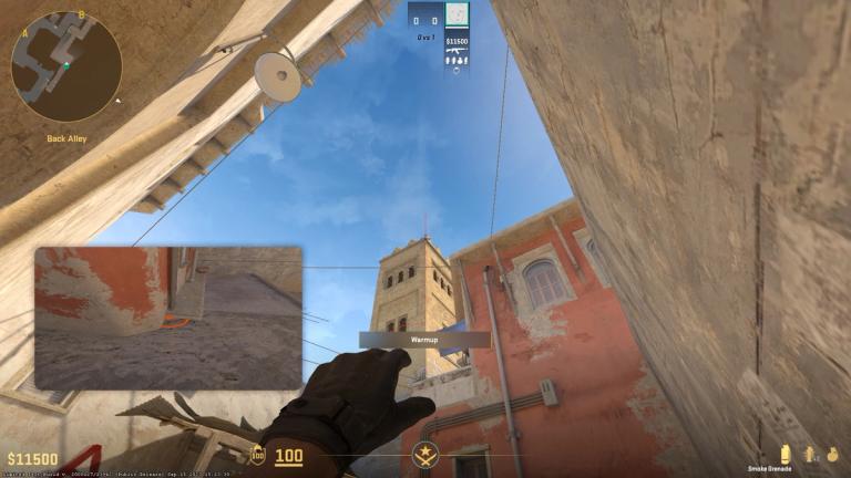cs2 mirage market window smoke
