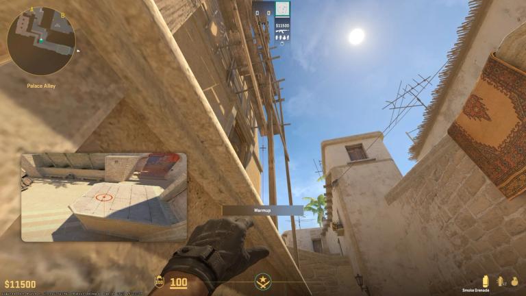 stairs smoke cs2 mirage