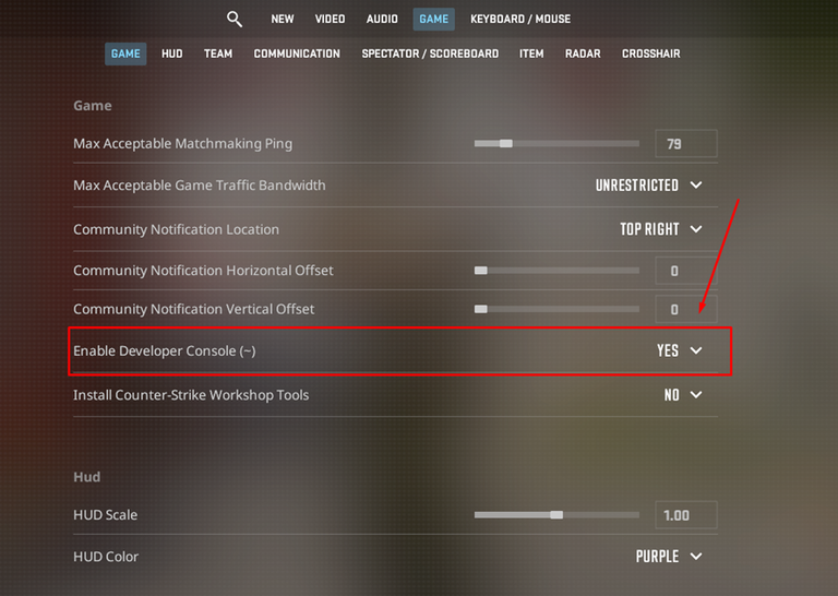 cs2 settings and commands