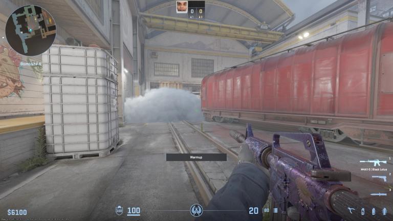 cs2 train a cross smoke