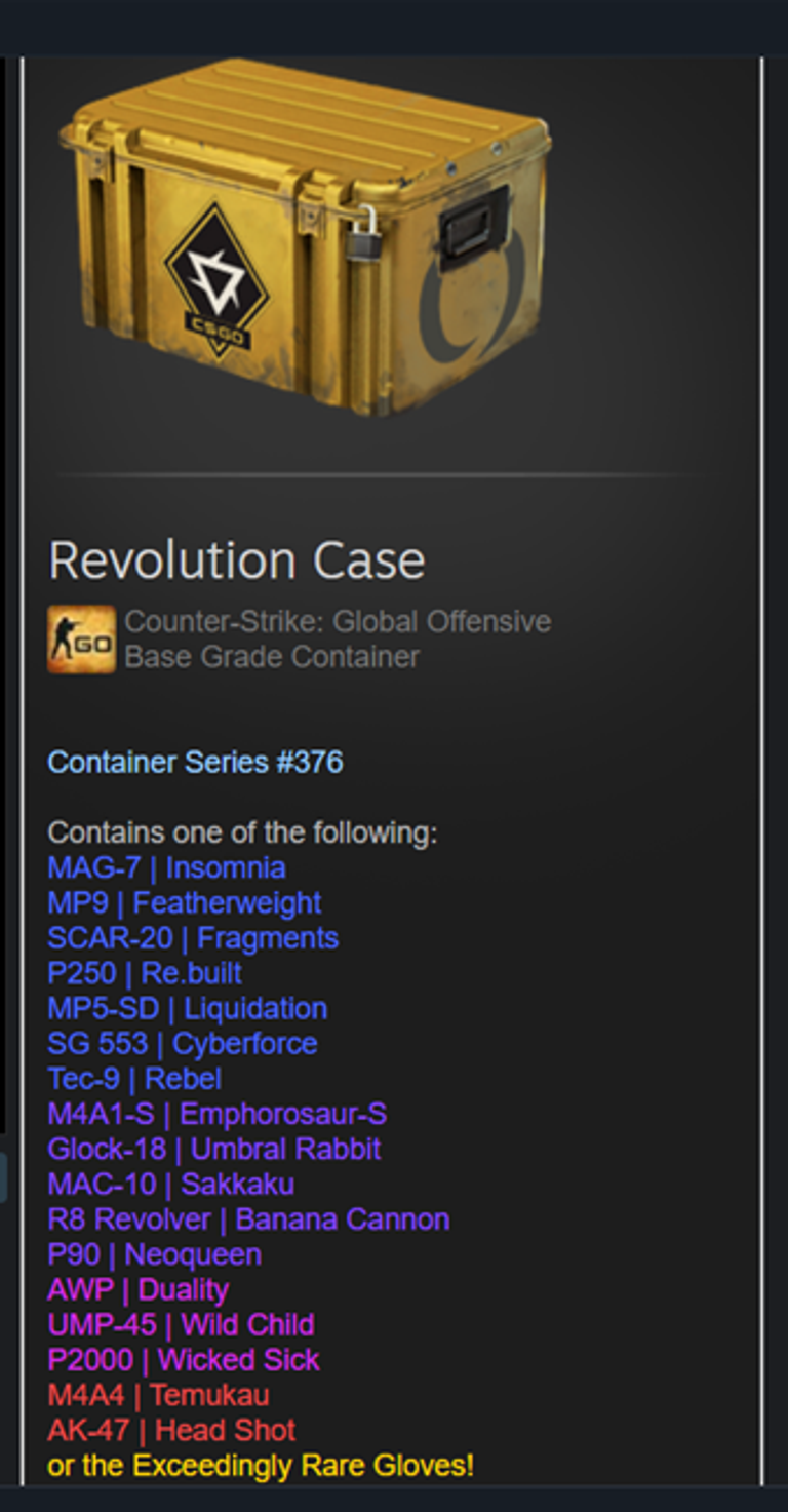 CS2 cases