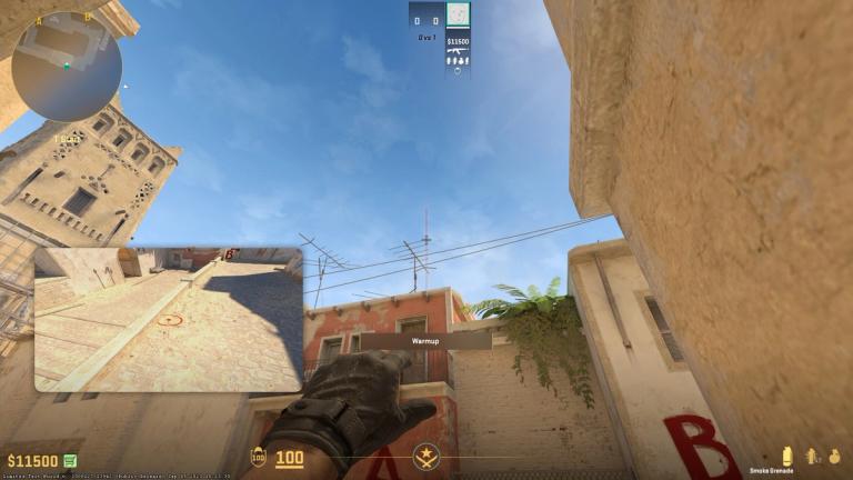 top mid smoke mirage cs2