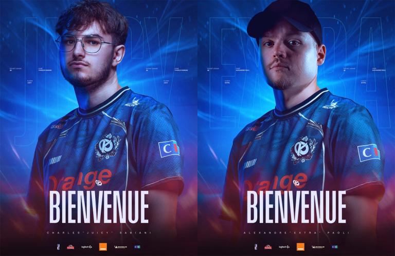 Karmine Corp roster announcement graphics