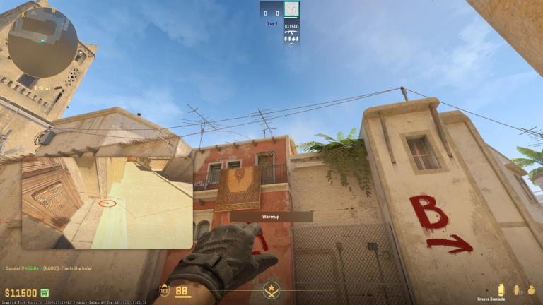 window smoke mirage cs2